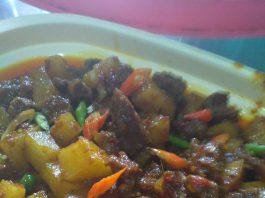 Bistik Kentang Daging Pedas by Dhewie Audhy Felicia