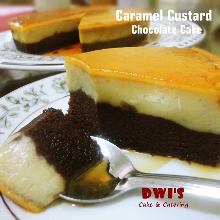 Caramel Custard Chocolate Cake by Dwi SR