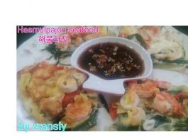 Seafood Pancake (Haemulpajon) by Dapur Yoga
