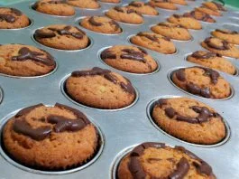 Banana Cheese Muffin with Chocolate Drop By Nurinda Zulinar Rahmawati