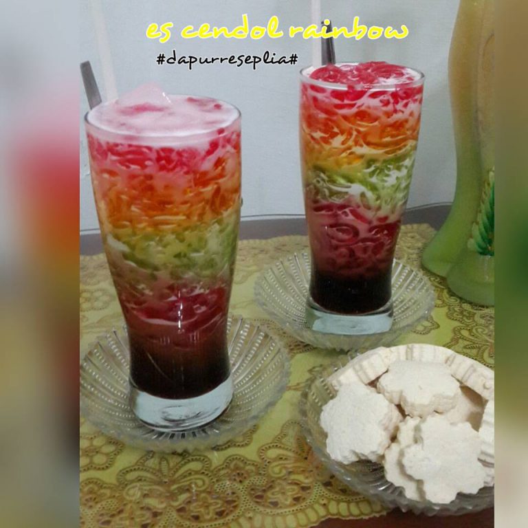 Es Cendol Rainbow Agar-agar by Nur Lianda