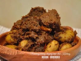 Rendang Daging dan Kentang by LEROY Vetrarini