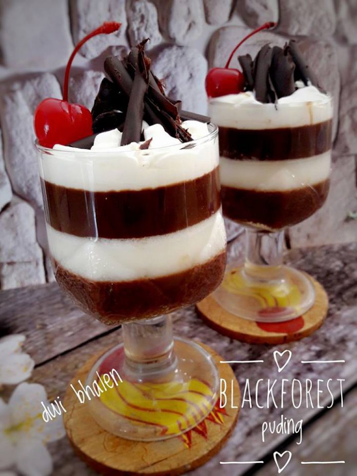 Black Forest Pudding by Dwi Bhalen