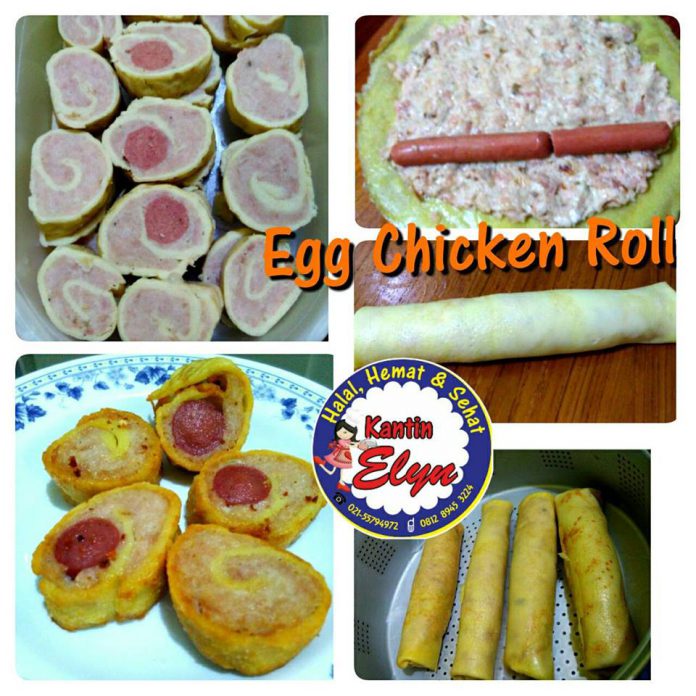 Egg Chicken Roll by Juliawati Bahrian Egg Chicken Roll by Juliawati Bahrian