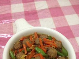 Tumis Bola-bola Daging by Neng Lilis Ngawi