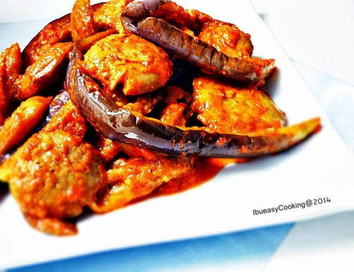 Balado Terong Jengkol by Dapur Ibueasycooking Balado Terong Jengkol by Dapur Ibueasycooking