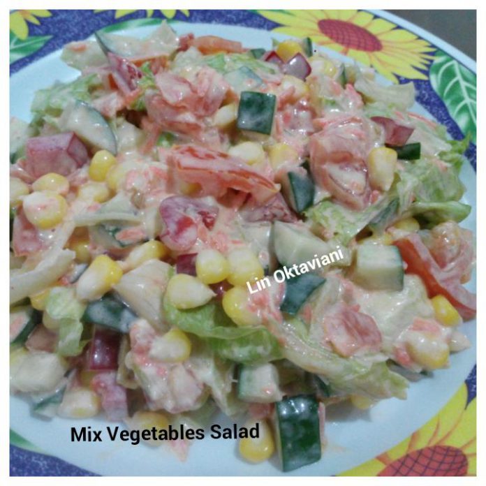 Mix Vegetables Salad by Lin Oktaviani Mix Vegetables Salad by Lin Oktaviani