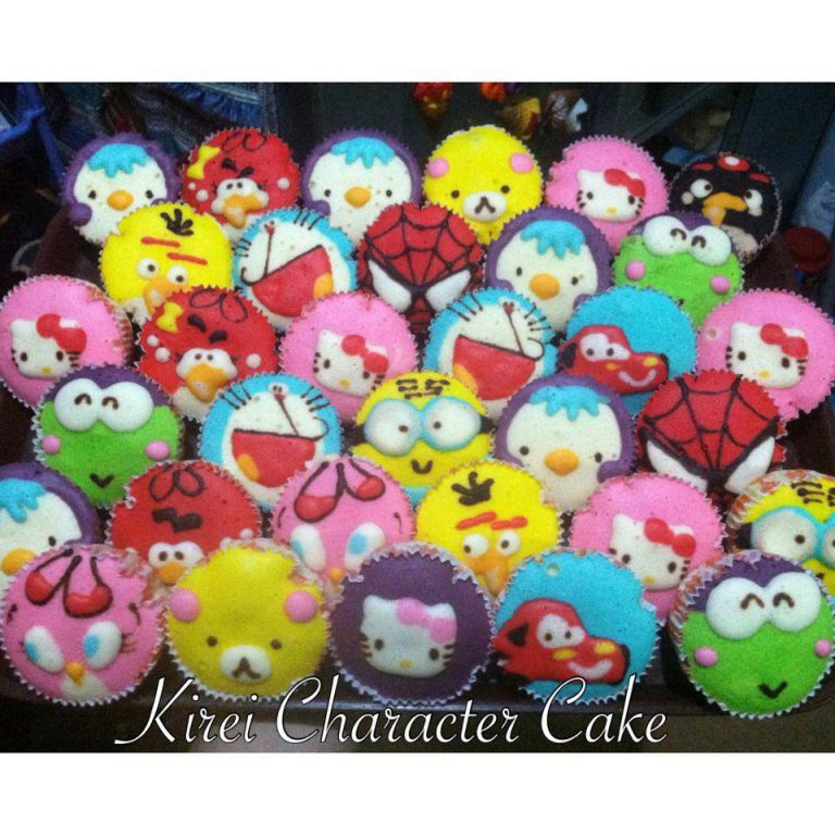 Resep Original Cupcake Kukus Karakter Isi Coklat & Keju Kirei by Yulia Nurhasanah