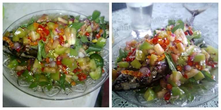 Tongkol Bakar Sambal Matah by Eva Apriadi