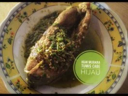 Ikan Mubara Tumis Cabe Hijau by Tri Pratiwi Handayani