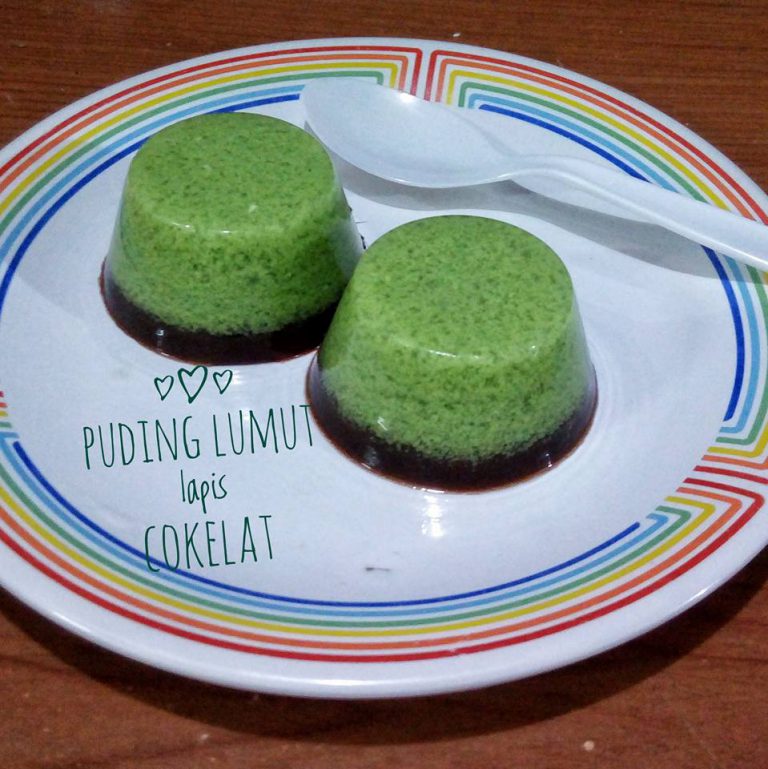 Puding Lumut Lapis Cokelat By Atika Indah Permata Sari