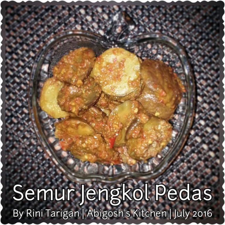 Semur Jengkol Pedas by Rini Tarigan