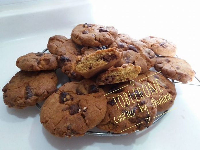 Toblerone Cookies by Salimah Mahudi Toblerone Cookies by Salimah Mahudi