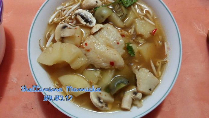 Canh Chua Ca recipe (sop ikan ala Vietnam) by Dian Maskoen-Losso
