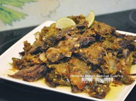 Dendeng Presto Batokok Cabe Ijo by LEROY Vetrarini