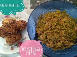 Oseng Bunga Pepaya by Nophie Khan