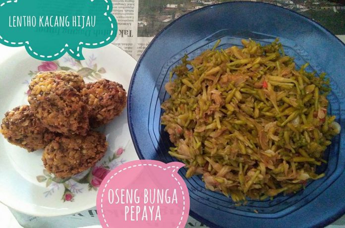 Oseng Bunga Pepaya by Nophie Khan