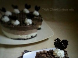 Triple Chocolate Cheesecake by Achsana