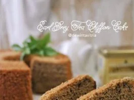 Earl Grey Tea Chiffon Cake by Dewinta Vitria Maharani