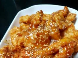 Honey & Garlic Crispy Chicken by Febia Darmawan