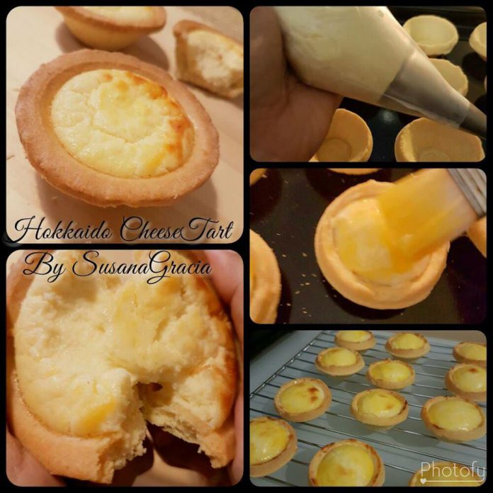 CHEESE TART ala HOKKAIDO CHEESE TART By Susana Gracia Cathrine