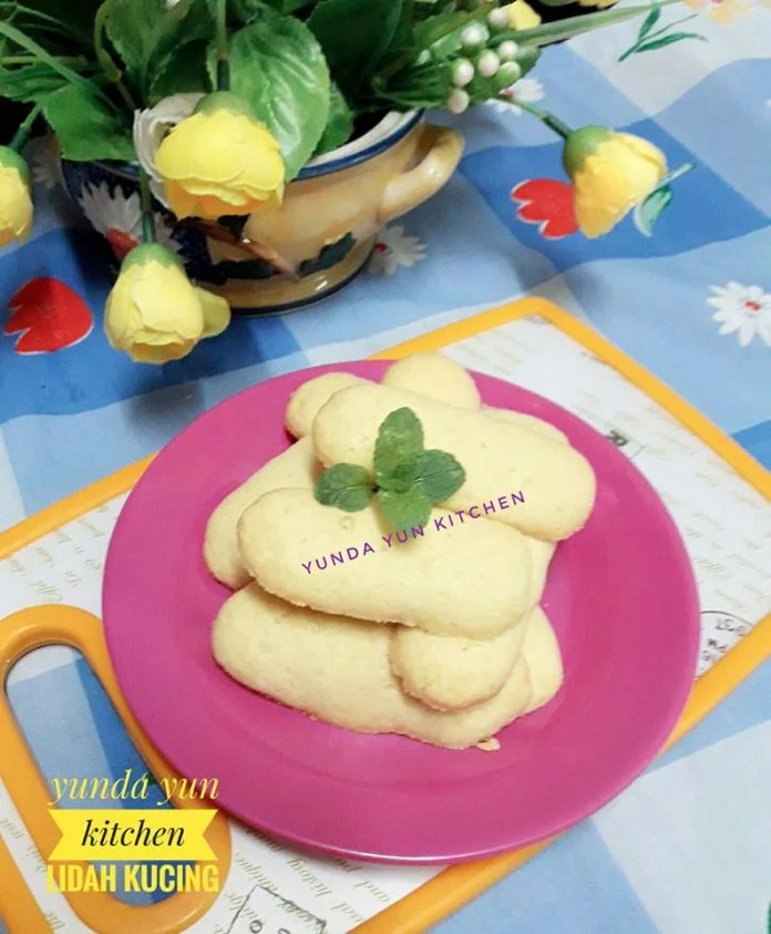 Cookies Lidah Kucing by Yunda Yun