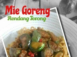 Mie Goreng Rendang Terong by Fitriani S Emnoer