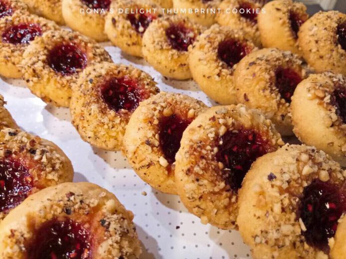 Thumbprint Cookies by Donatiara Riyas