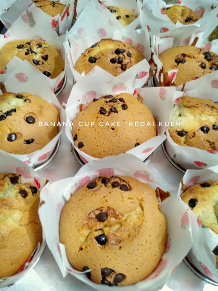 Cup Cake Pisang Praktis by Kedai Kueh