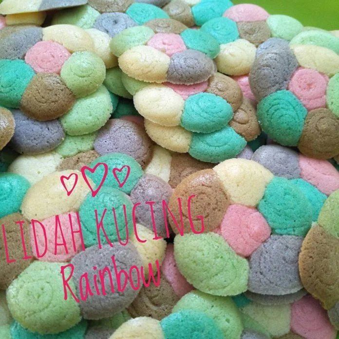 Lidah Kucing Rainbow Bunga by Dewi Sartika