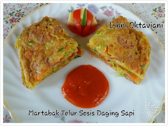 Martabak Telur Sosis Daging Sapi by Linni Oktaviani