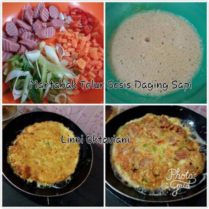 bahan Martabak Telur Sosis Daging Sapi by Linni Oktaviani