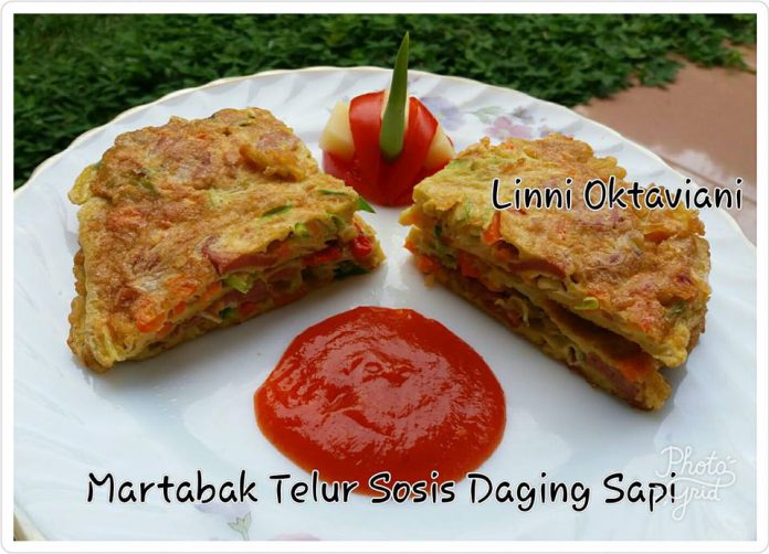 Martabak Telur Sosis Daging Sapi by Linni Oktaviani