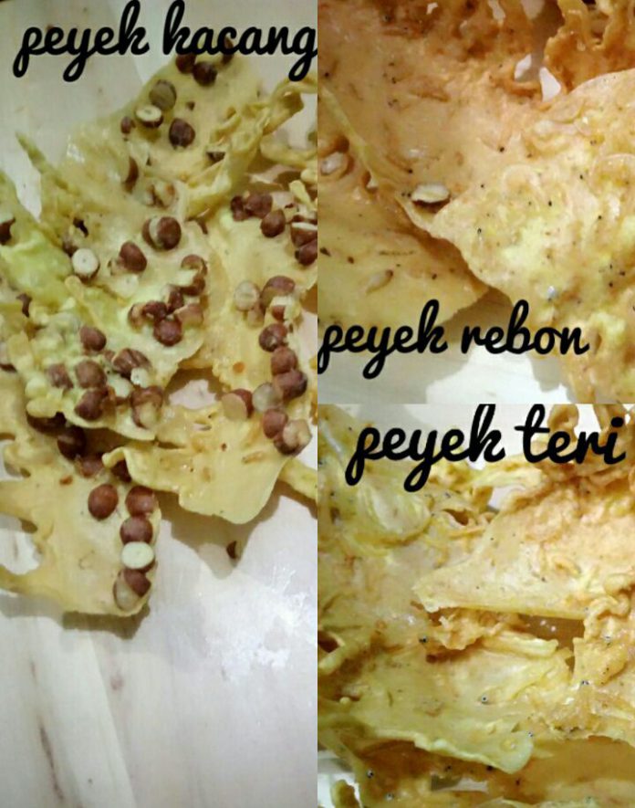 Peyek (Kacang,Teri,Rebon) by Ademeylani Permatasari Peyek (Kacang,Teri,Rebon) by Ademeylani Permatasari