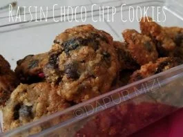 Raisin Choco Chip Cookies by Rizqi Amalia
