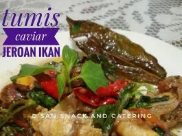 Tumis Caviar jeroan Ikan by Beta Al Chasana