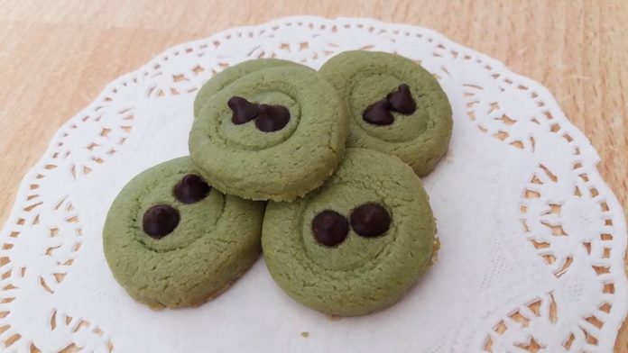 Greentea Choco Cookies by Nisa Sartika