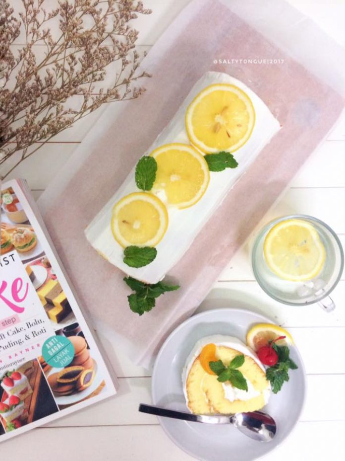 Lemon Orange Roll Cake by Fa Mella Lemon Orange Roll Cake by Fa Mella