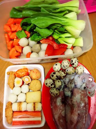 bahan Steamboat Yakiniku by Sanny Tan