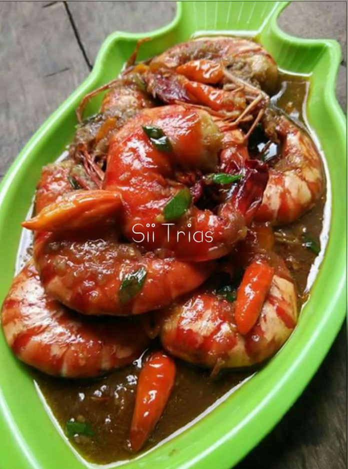 Udang Pedas Saos Teriyaki by Sii Trias Udang Pedas Saos Teriyaki by Sii Trias