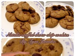Nutella-stuffed choco chip Cookies by Cendika Destyawan Jatmiko