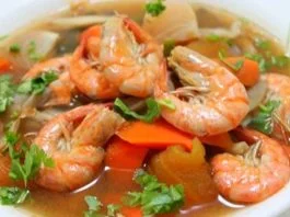 resep tomyam udang