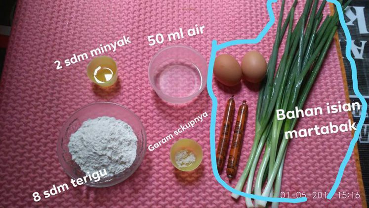 bahan Martabak Sosis Telur by Reta Ayumulyati