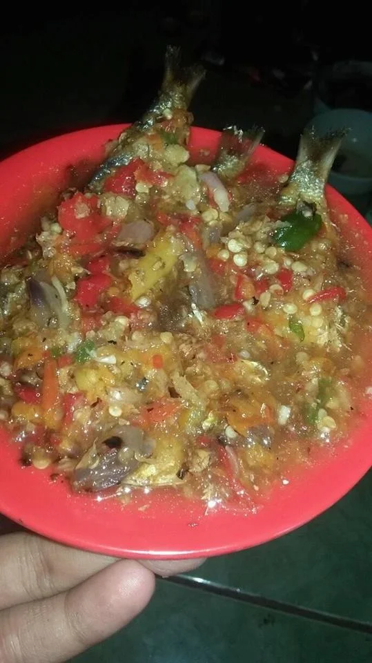 pecak ikan asin tembang