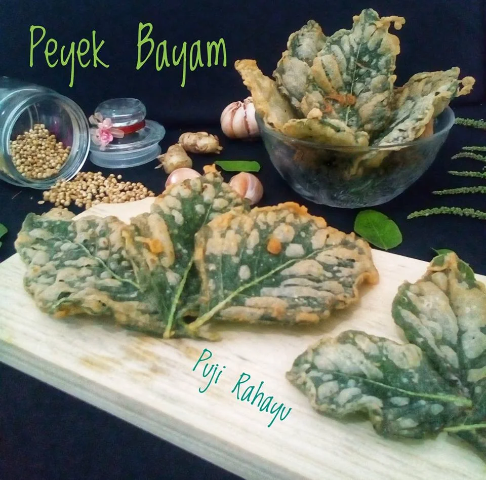 peyek bayam