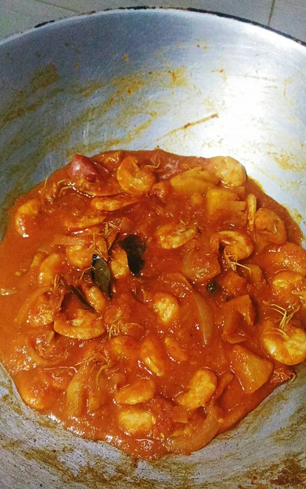 udang saos padang