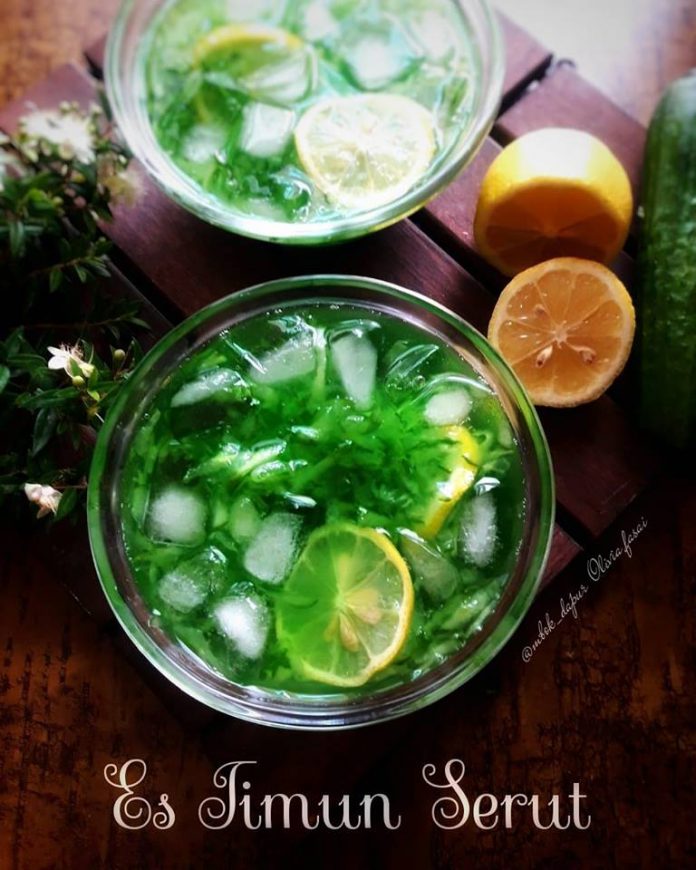 Es serut timun+lemon Es serut timun+lemon