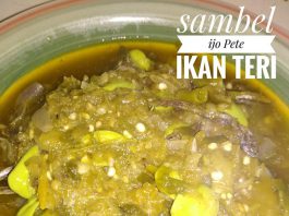 Sambel Ijo Pete Ikan Teri by Dessy Cendrakasih