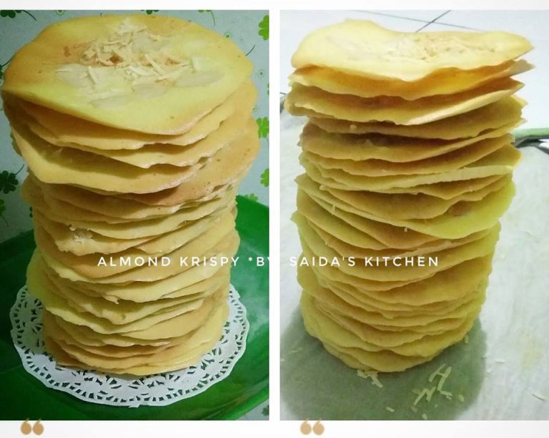 ALMOND KRISPY ala-ala by Saida Darajat