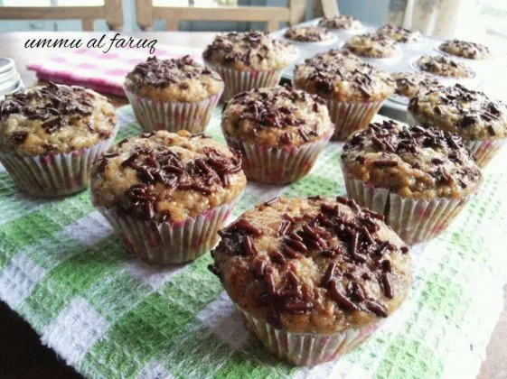 Cake Pisang Tanpa Telur by Ummu Al Faruq - eggless, olahan pisang, olahan tanpa telur, pisang overcook, roti pisang